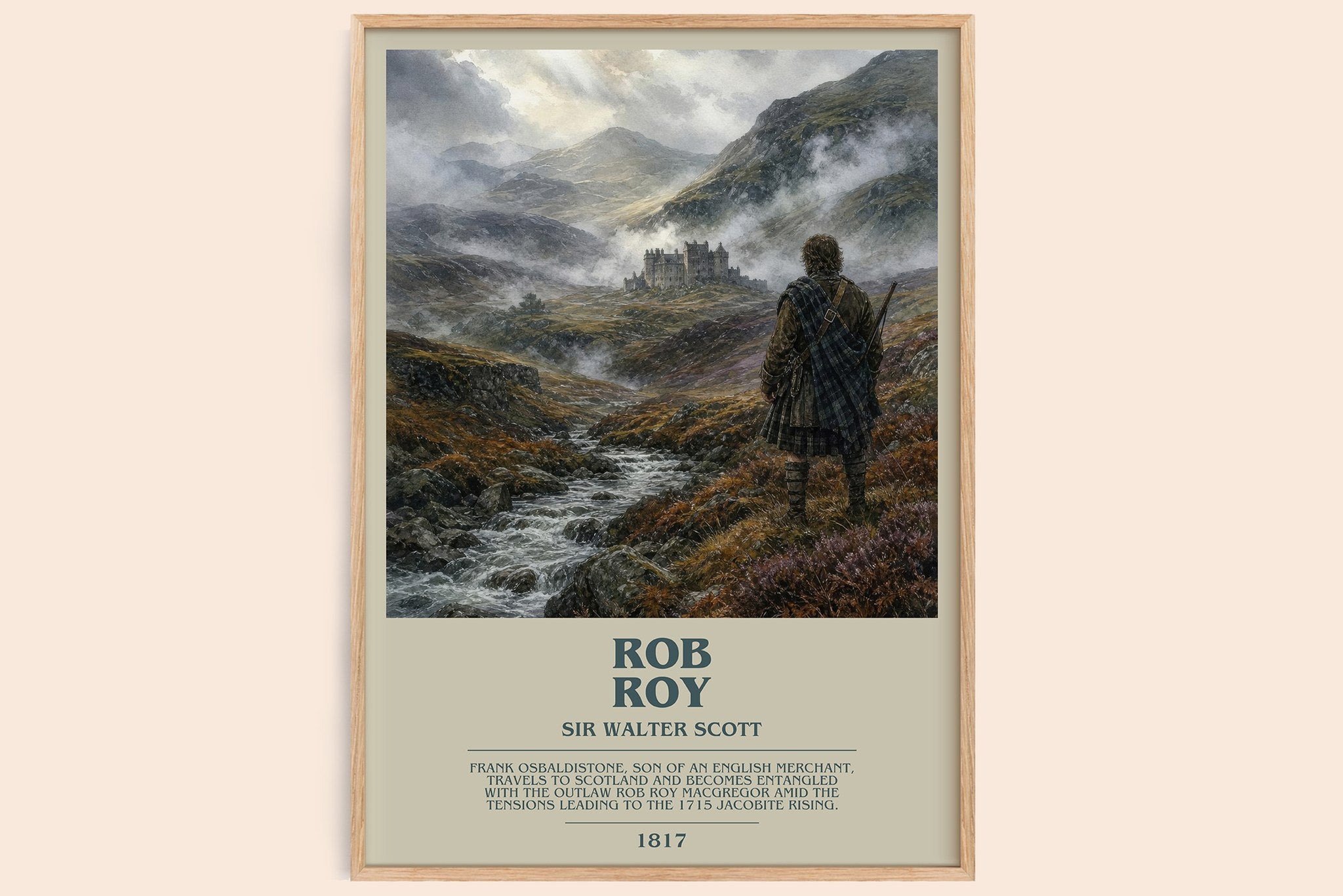 Rob Roy Bookish Wall Art by Sir Walter Scott