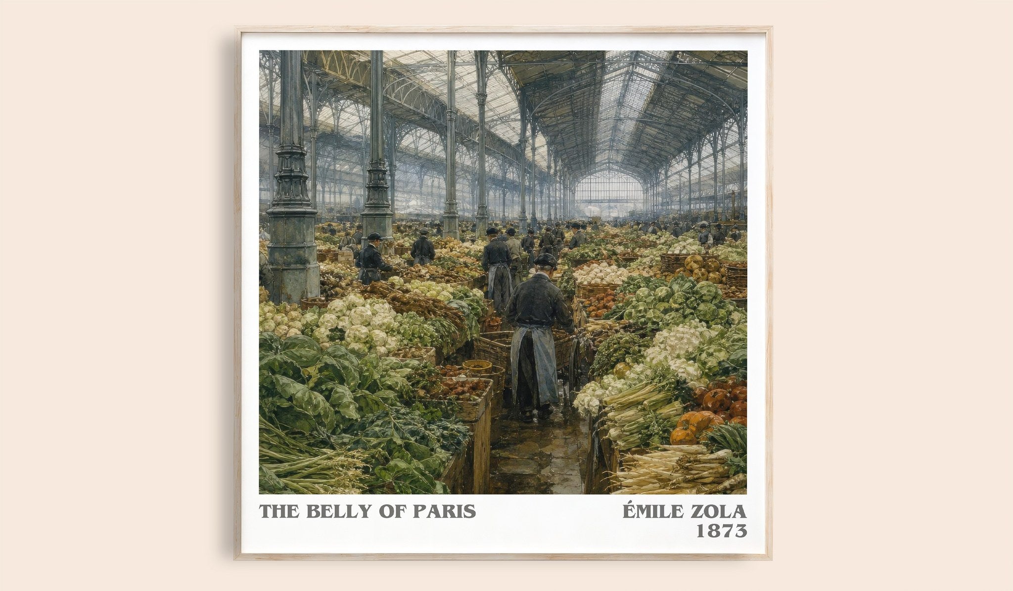 The Belly of Paris Literary Art Print by Émile Zola
