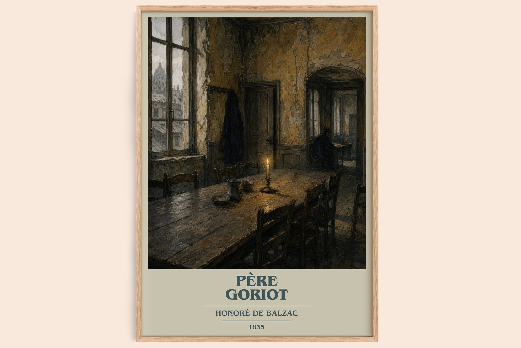 Père Goriot Book Cover Poster by Honoré de Balzac