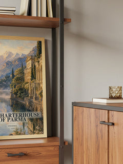 The Charterhouse of Parma book watercolour illustration paper finish options – matte satin gloss