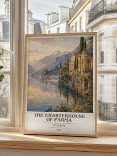 The Charterhouse of Parma book cover poster colour and style options – Stendhal book art