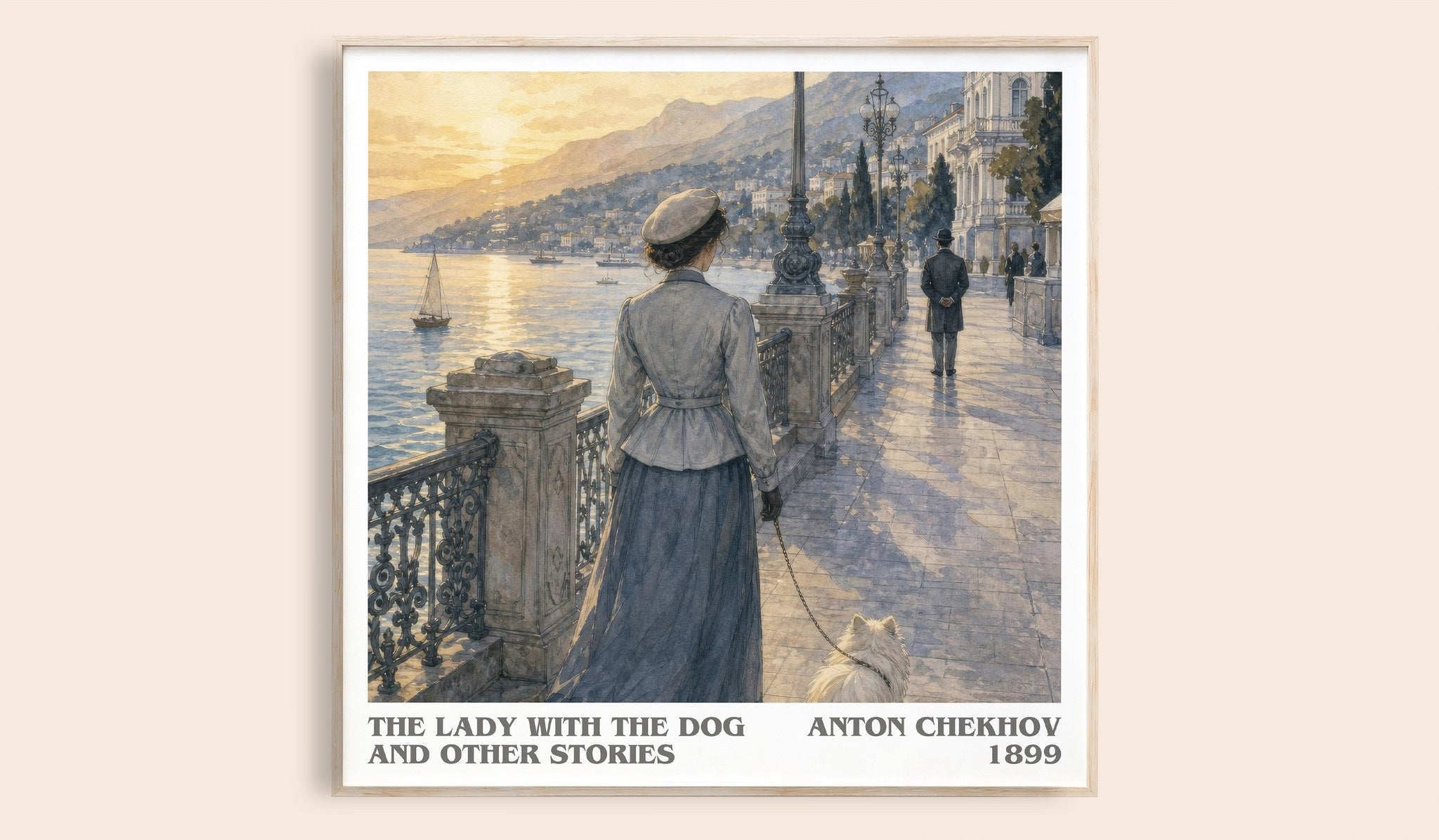 Lady with the Dog and Other Stories Literary Art Print by A. Chekhov