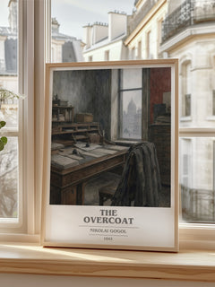 The Overcoat book cover poster colour and style options – Nikolai Gogol book art