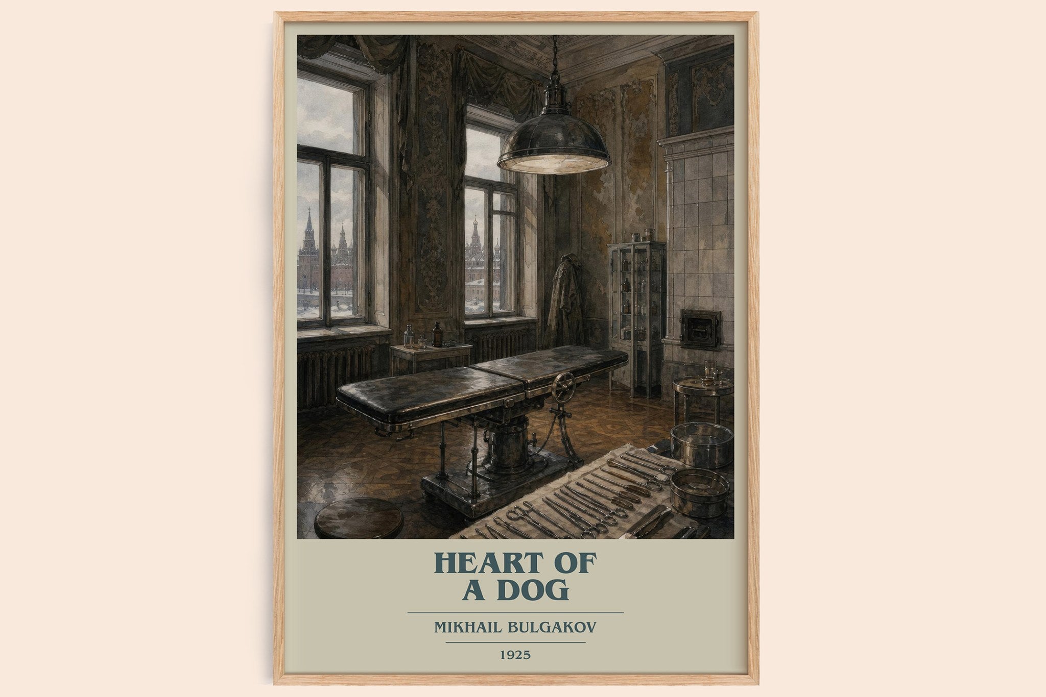 Heart of a Dog Book Cover Poster by Mikhail Bulgakov