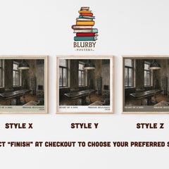 Heart of a Dog Literary Art Print by Mikhail Bulgakov – Style X, Y and Z square prints side by side – choose your finish