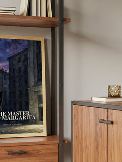 The Master and Margarita book watercolour illustration paper finish options – matte satin gloss