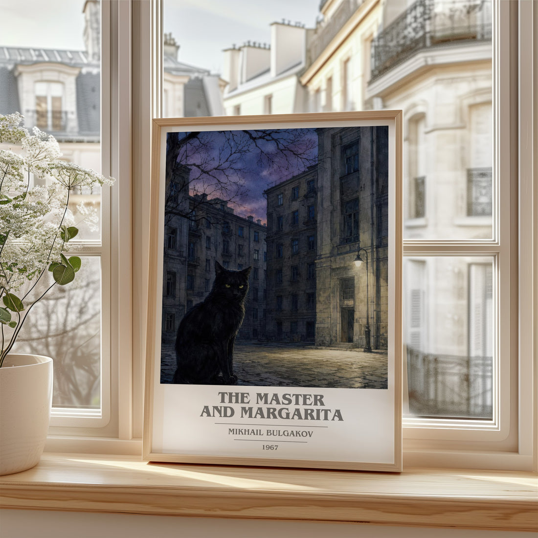 The Master and Margarita book cover poster colour and style options – Mikhail Bulgakov book art