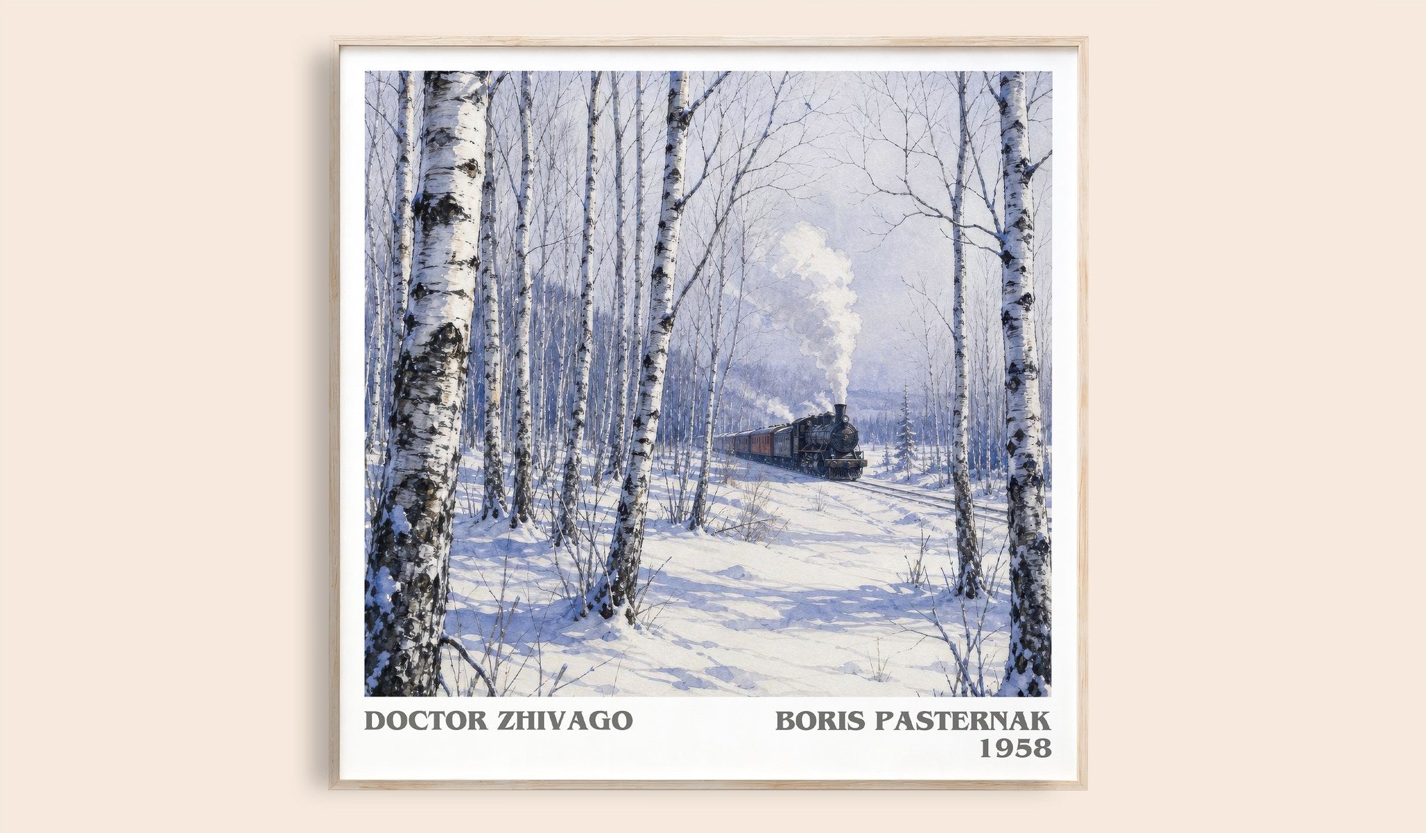 Doctor Zhivago Literary Art Print by Boris Pasternak