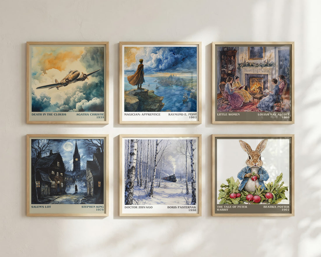 Doctor Zhivago literary art print colour and style options – Boris Pasternak book art