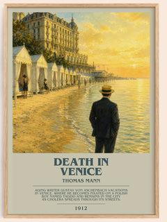 Death in Venice Bookish Wall Art by Thomas Mann – image 1