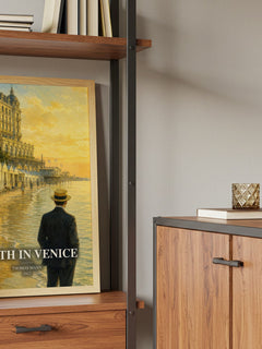 Death in Venice book watercolour illustration paper finish options – matte satin gloss