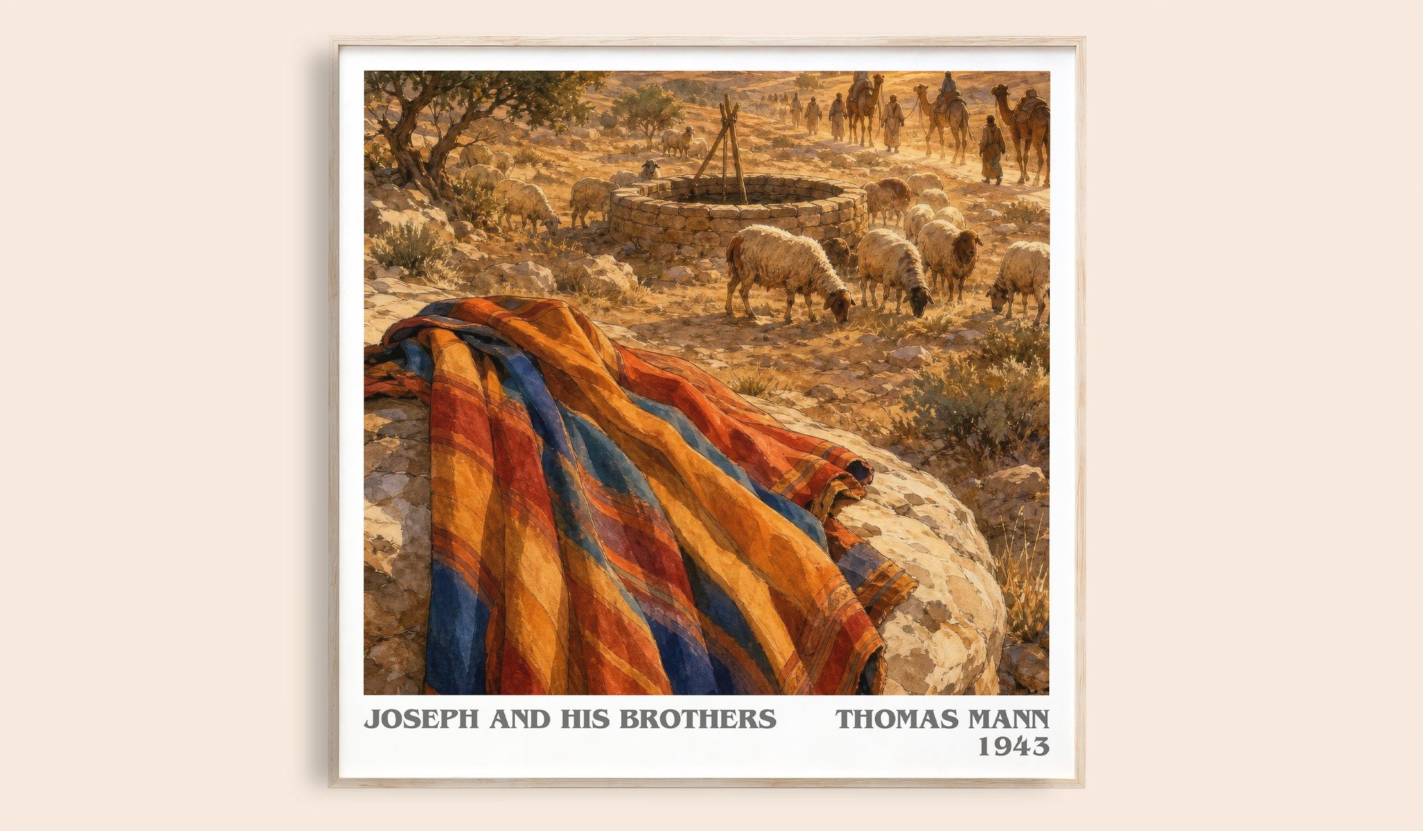 Joseph and His Brothers Literary Art Print by Thomas Mann