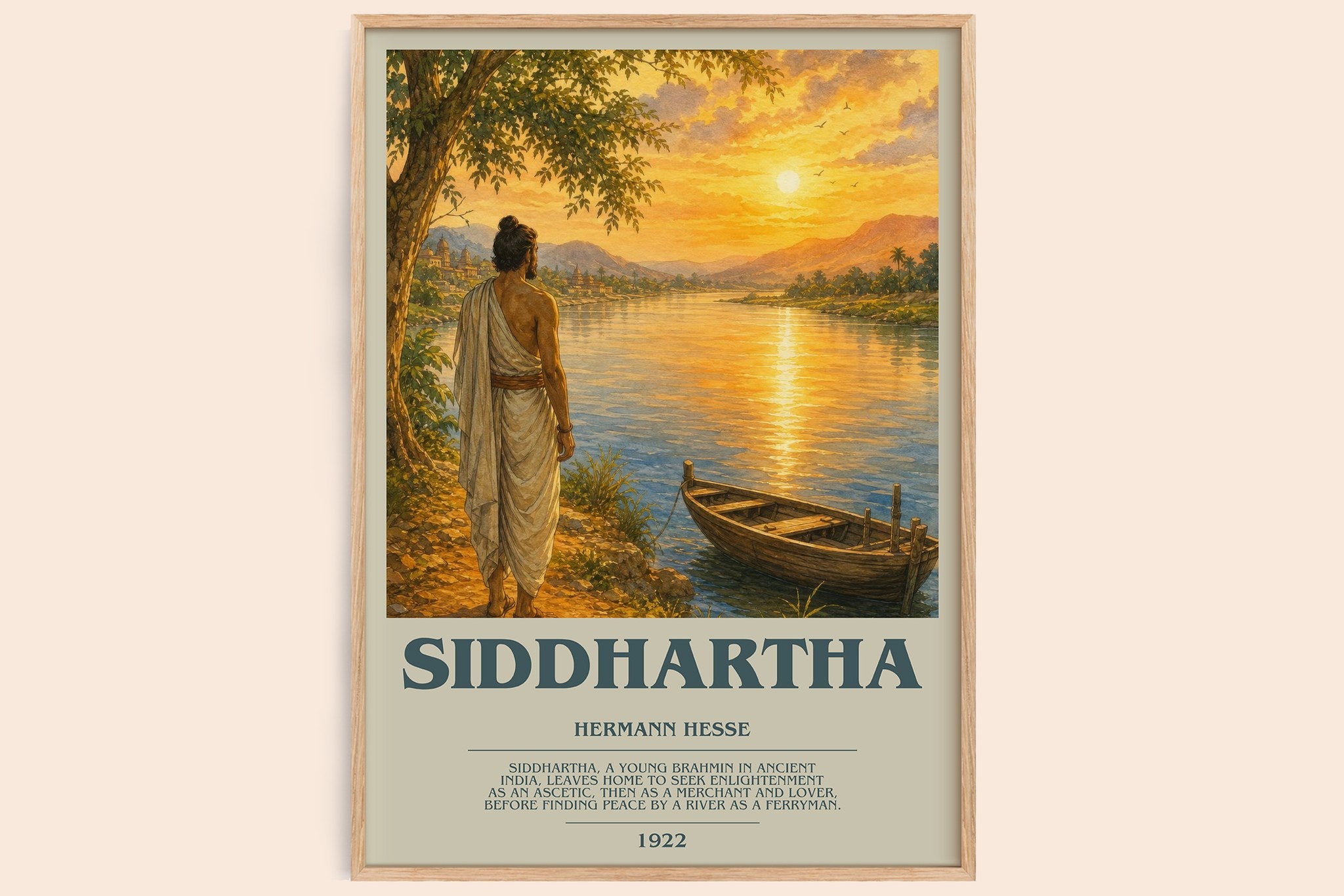 Siddhartha Bookish Wall Art by Hermann Hesse