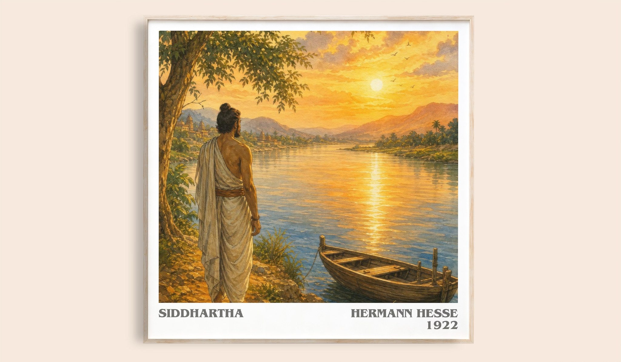 Siddhartha Literary Art Print by Hermann Hesse
