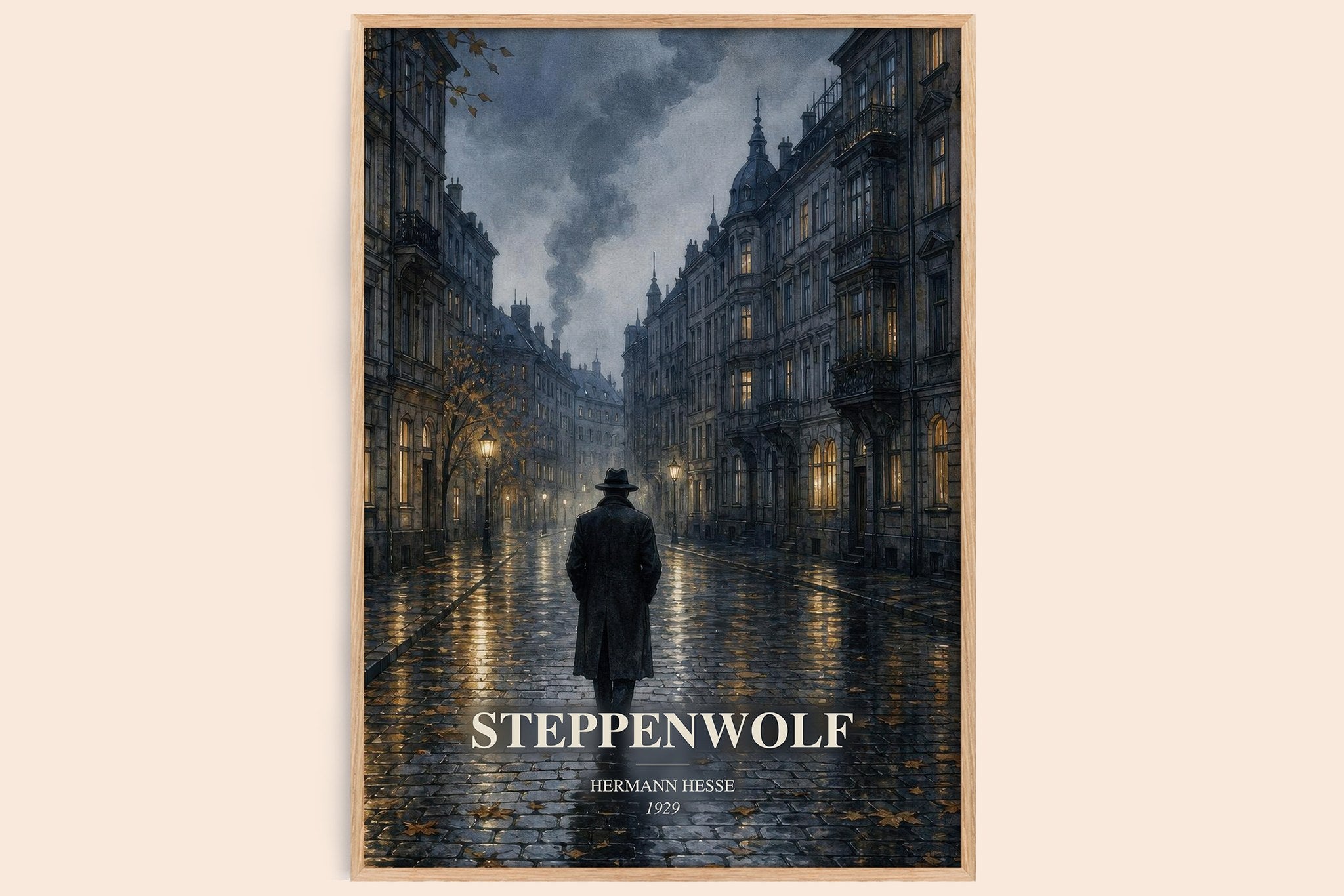 Steppenwolf Book Watercolour Illustration by Hermann Hesse