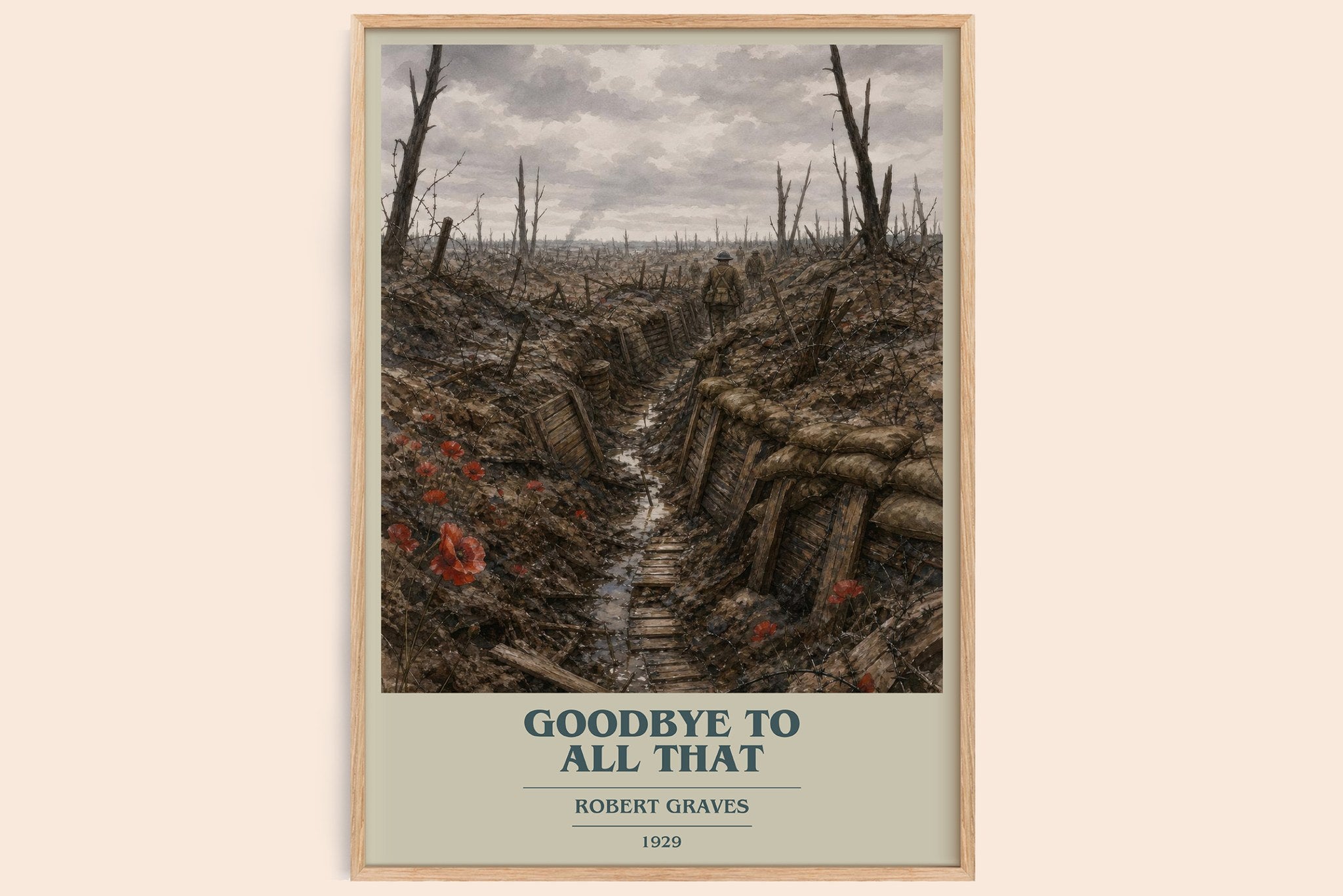 Goodbye to All That Book Cover Poster by Robert Graves