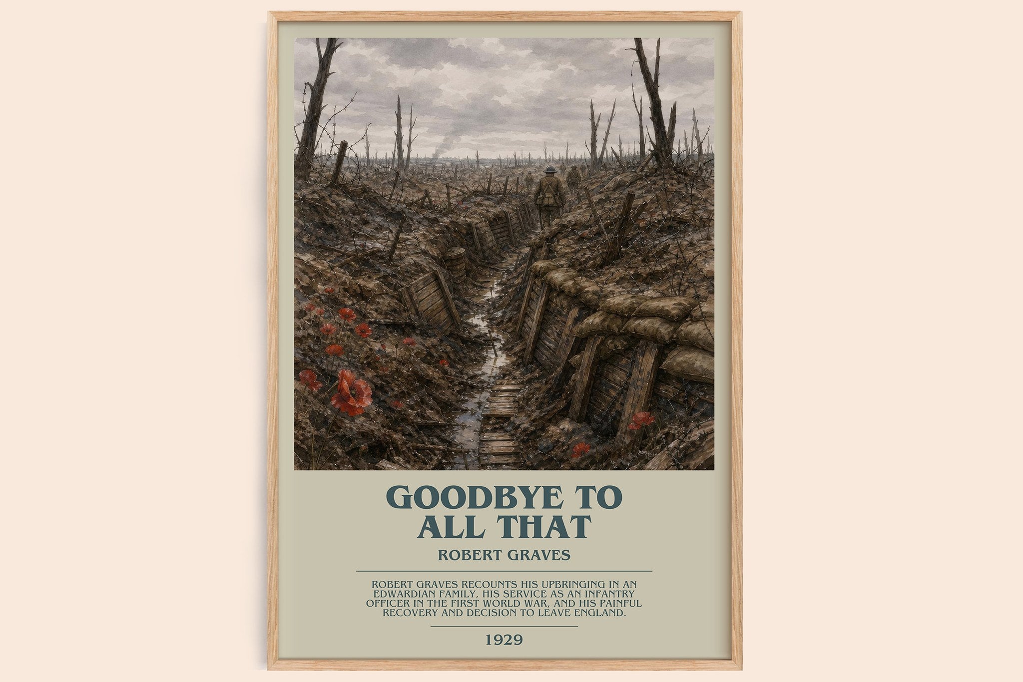 Goodbye to All That Bookish Wall Art by Robert Graves