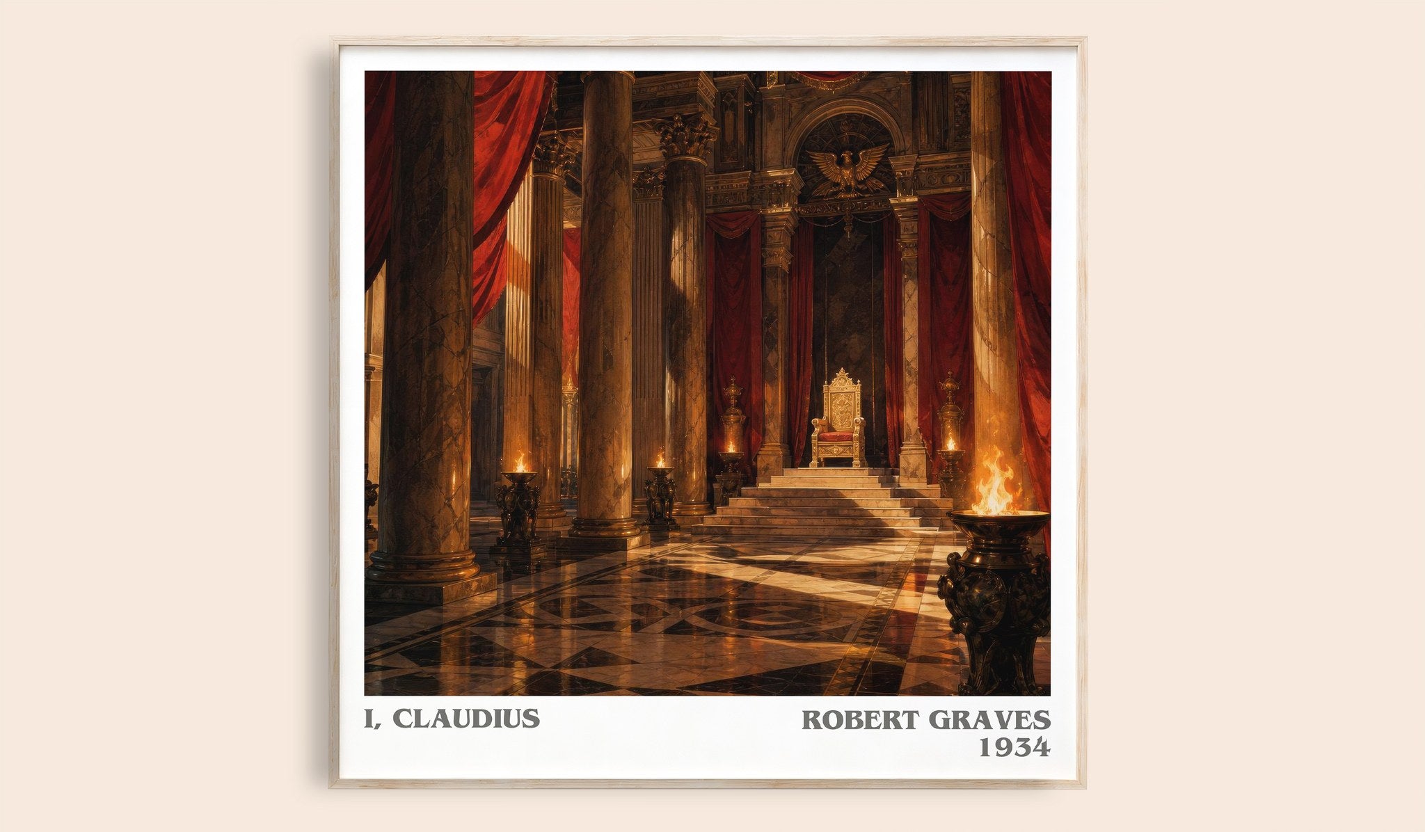 I, Claudius Literary Art Print by Robert Graves