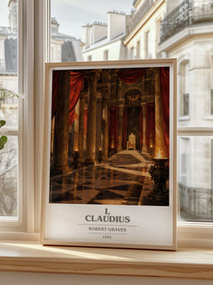 I, Claudius book cover poster colour and style options – Robert Graves book art
