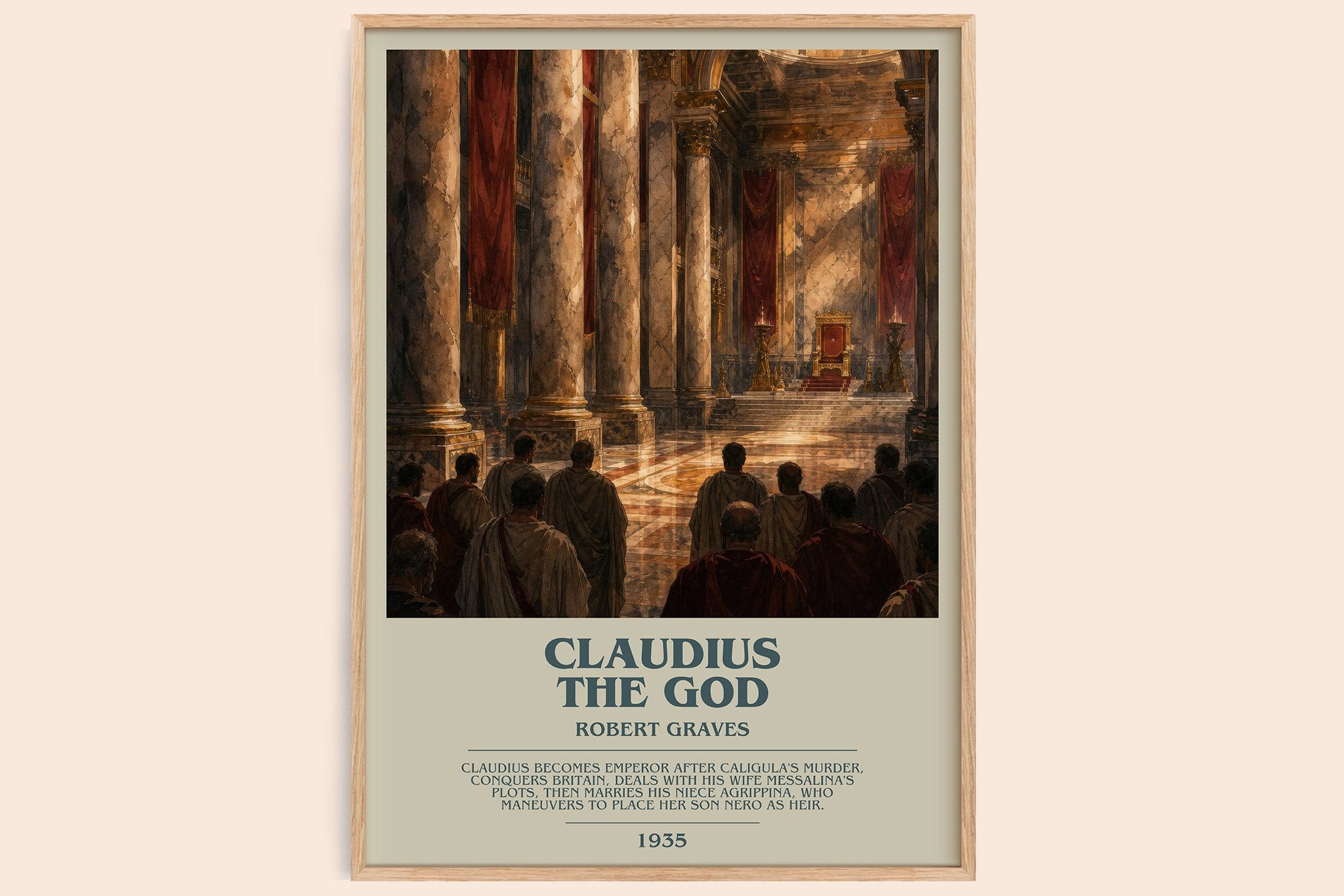 Claudius the God Bookish Wall Art by Robert Graves