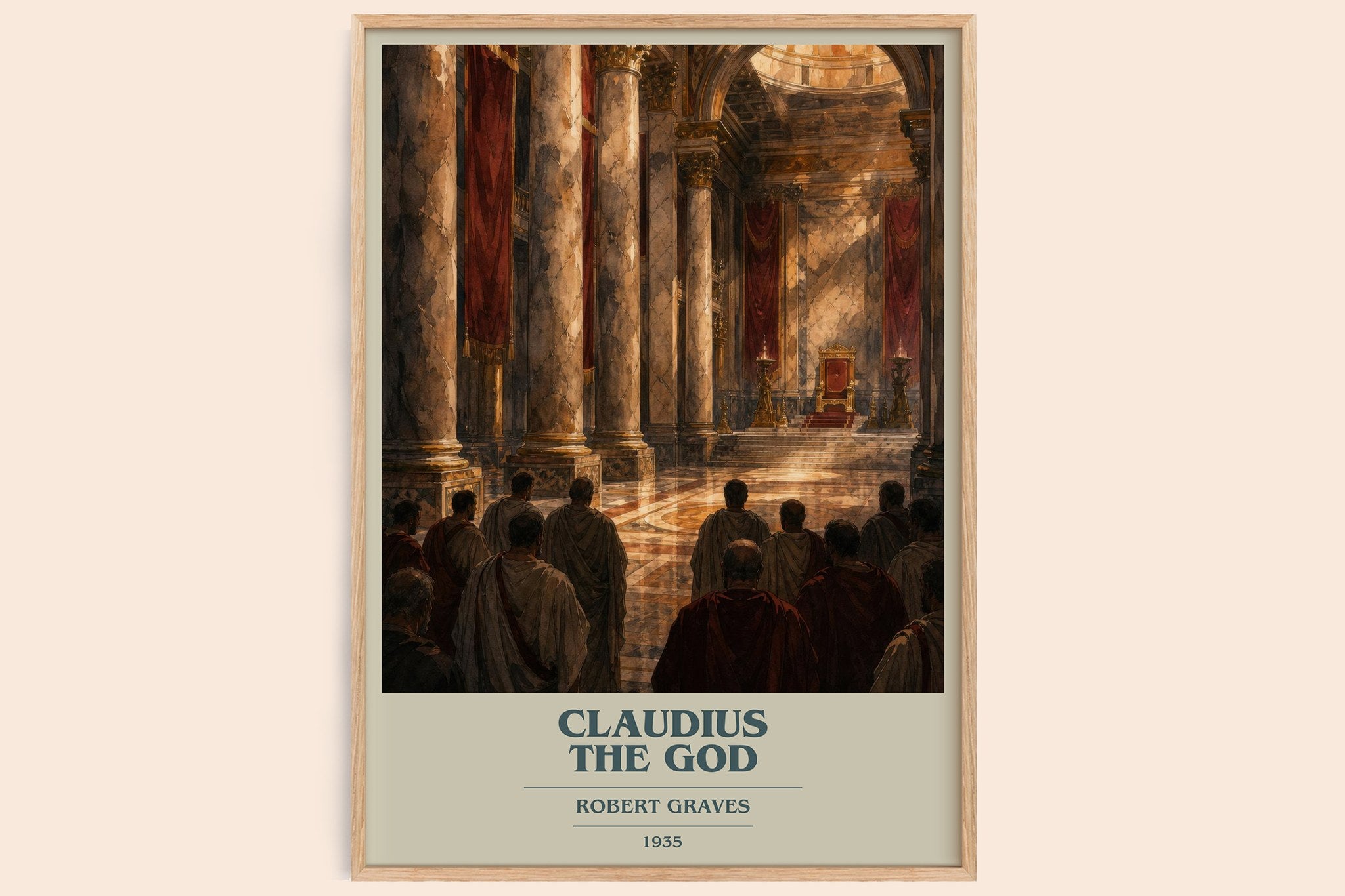 Claudius the God Book Cover Poster by Robert Graves