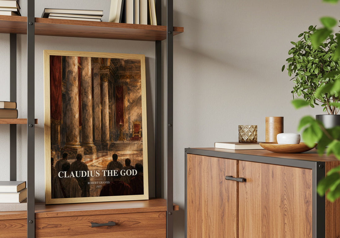 Claudius the God book watercolour illustration paper finish options – matte satin gloss