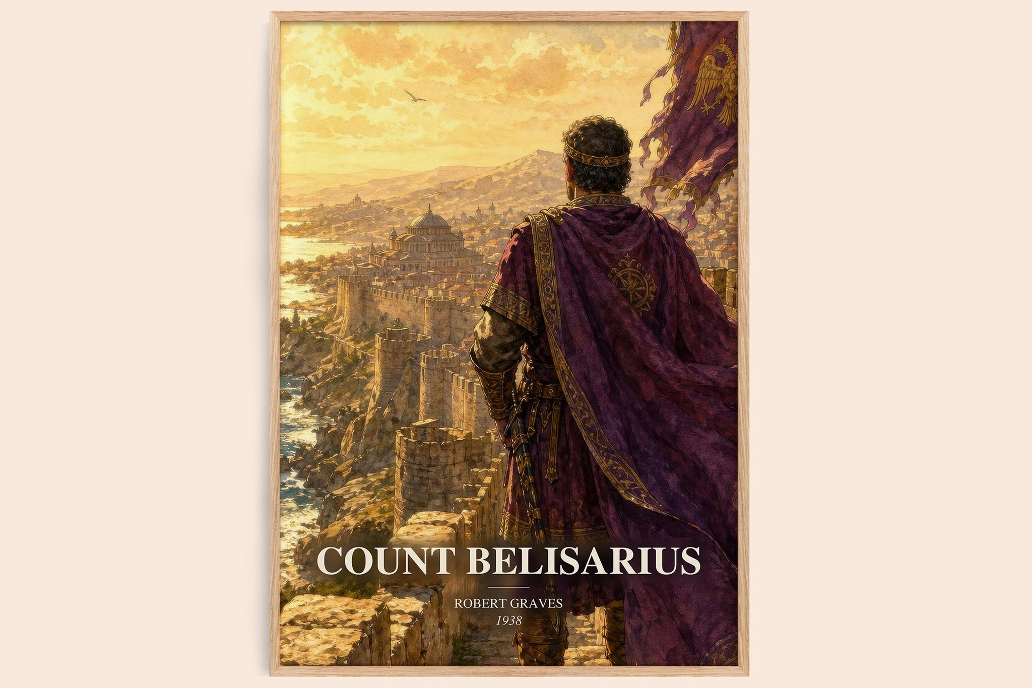 Count Belisarius Book Watercolour Illustration by Robert Graves