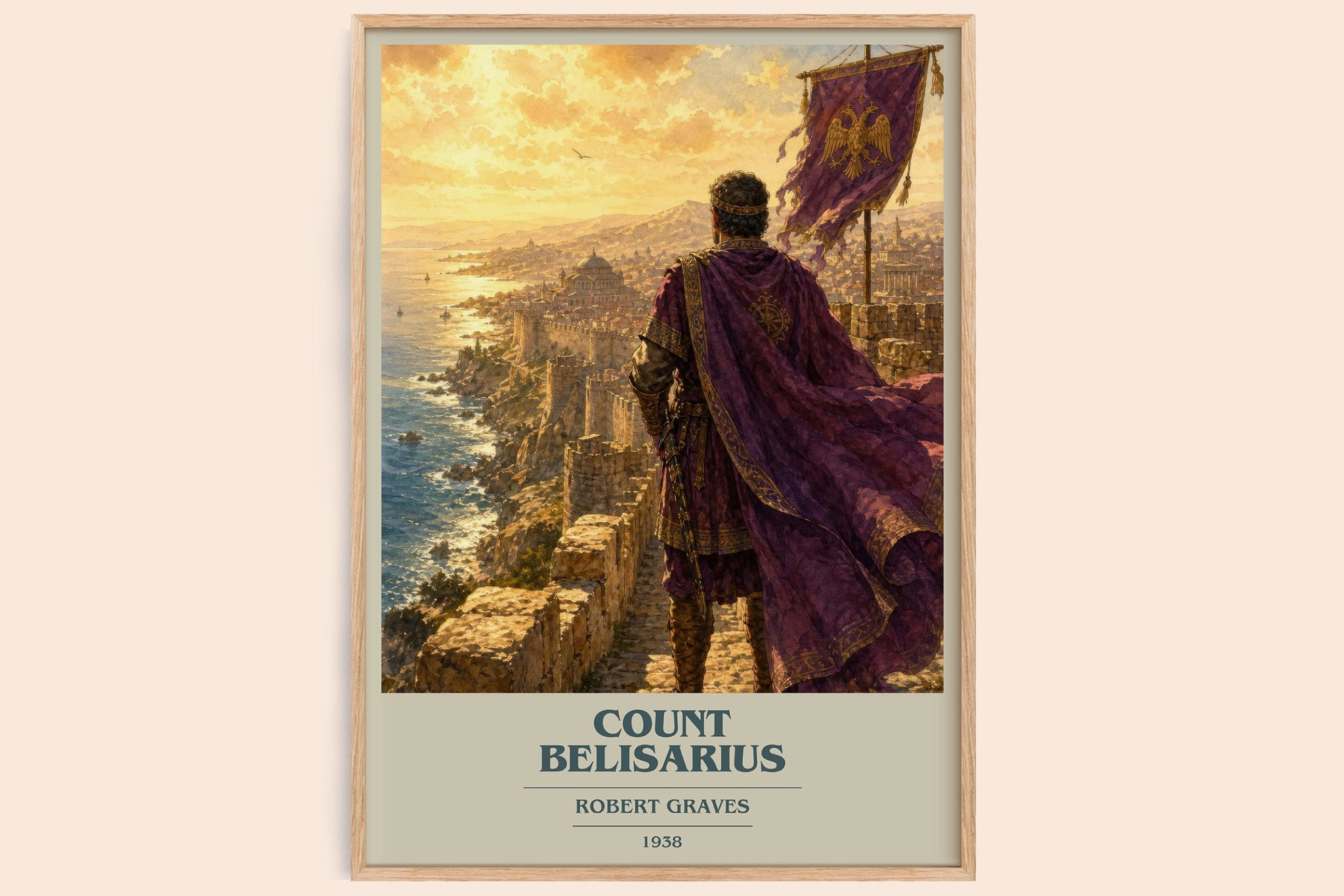 Count Belisarius Book Cover Poster by Robert Graves
