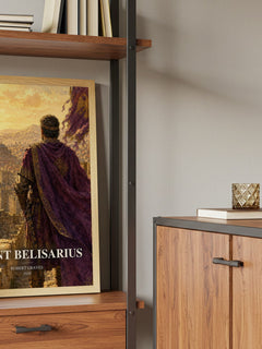 Count Belisarius book watercolour illustration paper finish options – matte satin gloss