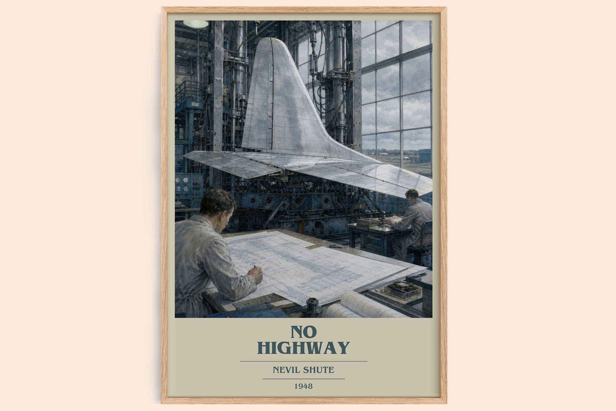 No Highway Book Cover Poster by Nevil Shute