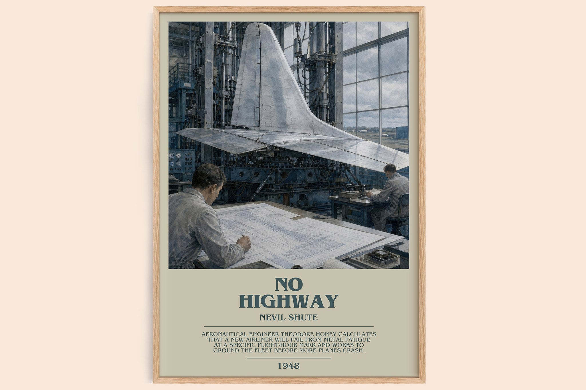 No Highway Bookish Wall Art by Nevil Shute