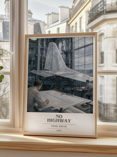 No Highway book cover poster colour and style options – Nevil Shute book art