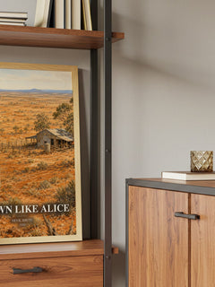 A Town Like Alice book watercolour illustration paper finish options – matte satin gloss