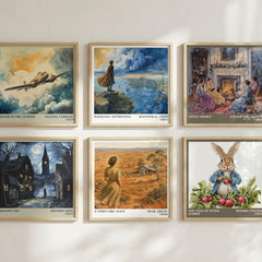 A Town Like Alice literary art print colour and style options – Nevil Shute book art