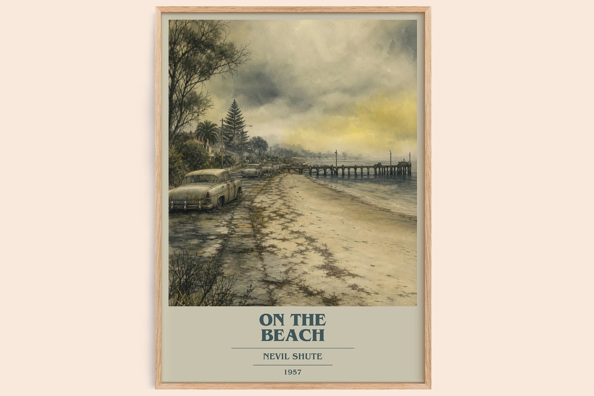 On the Beach Book Cover Poster by Nevil Shute