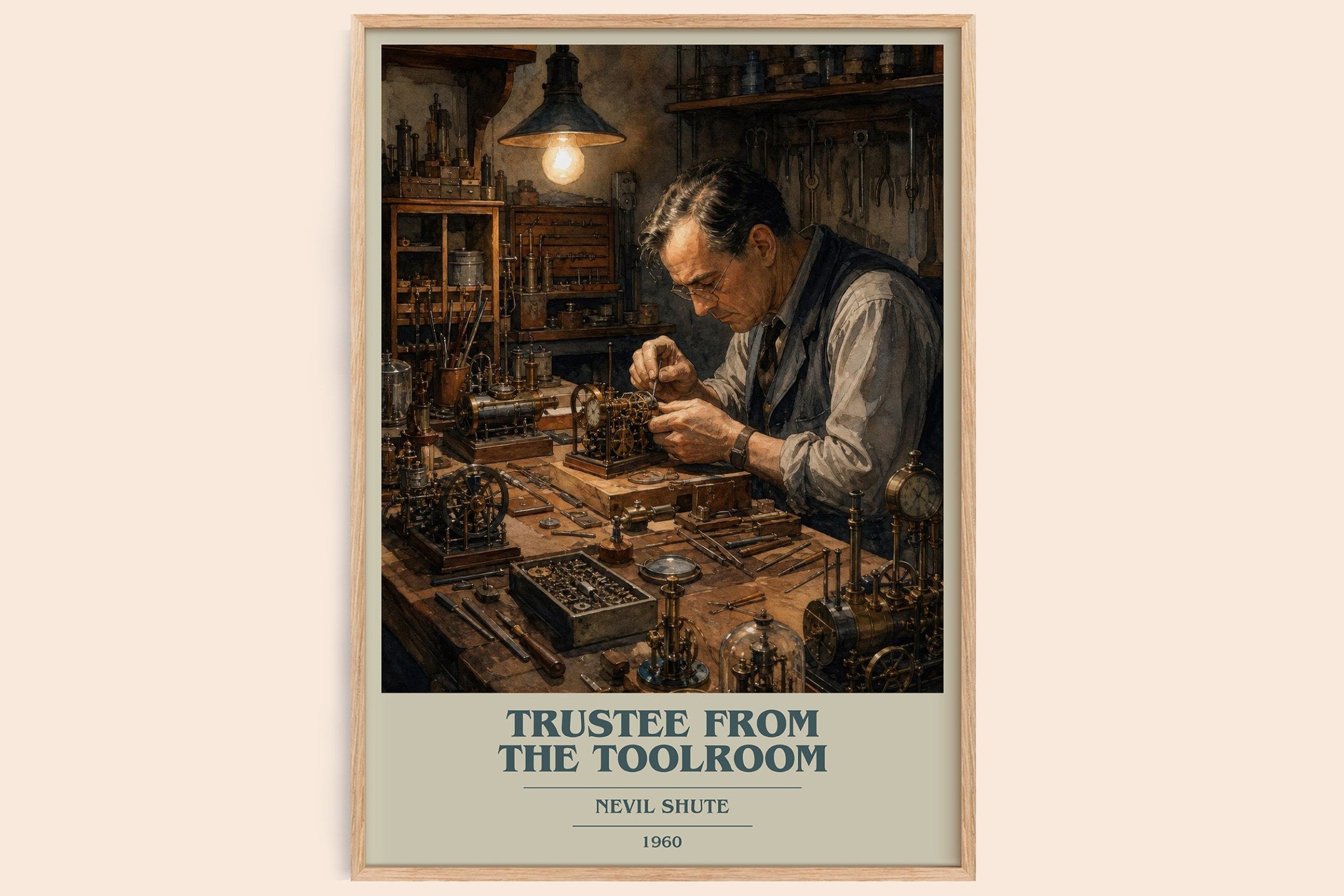 Trustee from the Toolroom Book Cover Poster by Nevil Shute