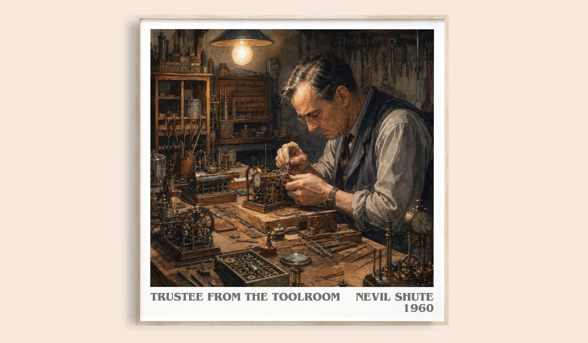 Trustee from the Toolroom Literary Art Print by Nevil Shute