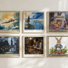 Trustee from the Toolroom literary art print colour and style options – Nevil Shute book art