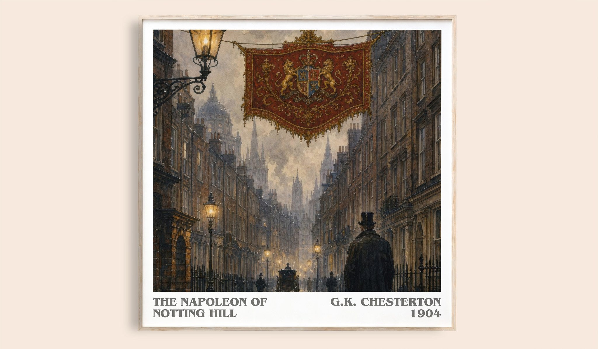 The Napoleon of Notting Hill Literary Art Print by G.K. Chesterton