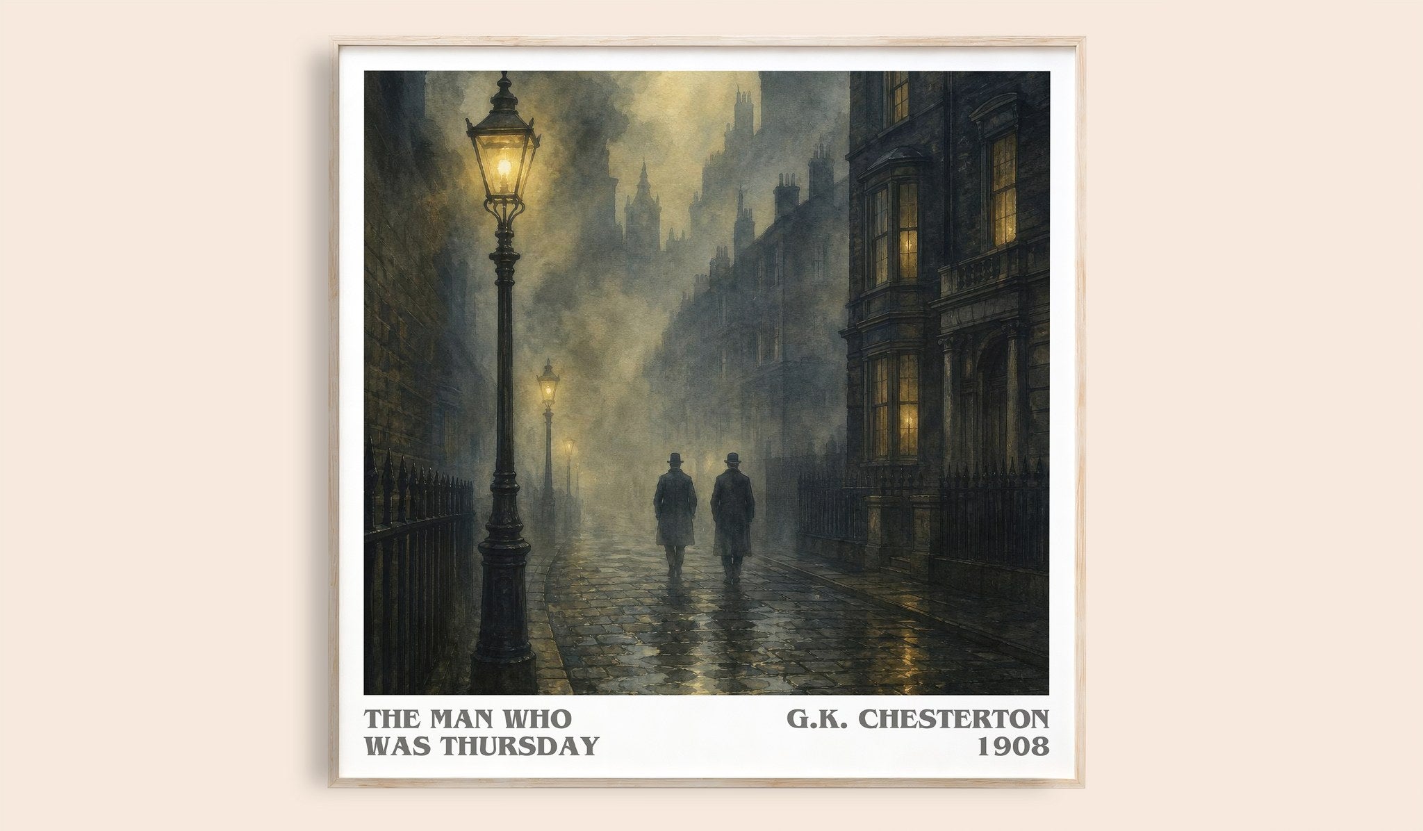 The Man Who Was Thursday Literary Art Print by G.K. Chesterton