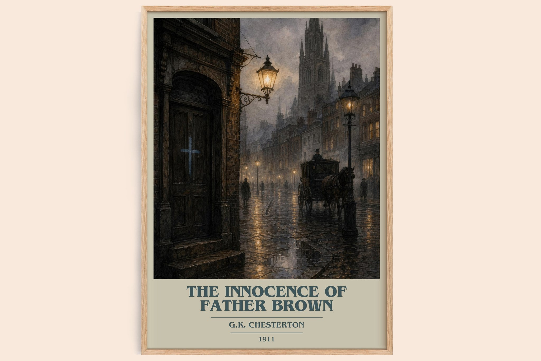 The Innocence of Father Brown Book Cover Poster by G.K. Chesterton