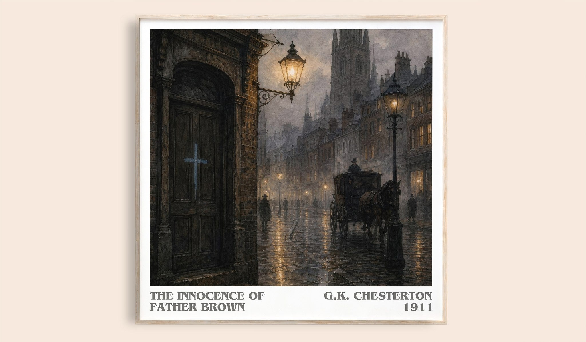 The Innocence of Father Brown Literary Art Print by G.K. Chesterton