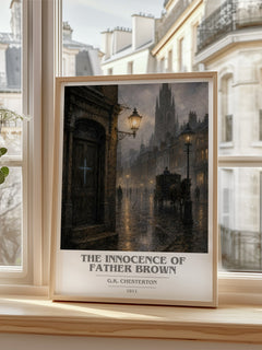The Innocence of Father Brown book cover poster colour and style options – G.K. Chesterton book art