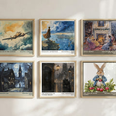 The Innocence of Father Brown literary art print colour and style options – G.K. Chesterton book art