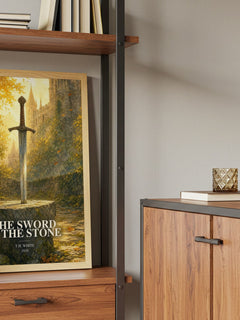 The Sword in the Stone book watercolour illustration paper finish options – matte satin gloss