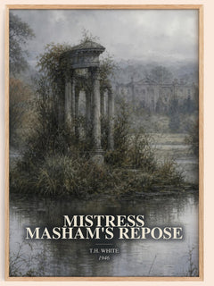 Mistress Masham's Repose watercolour book poster by T.H. White – framed literary art print