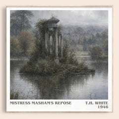 Mistress Masham's Repose literary book poster by T.H. White – framed literary art print