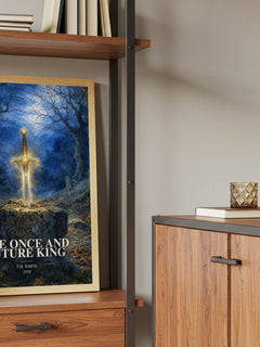 The Once and Future King book watercolour illustration paper finish options – matte satin gloss