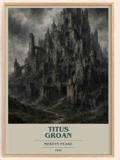 Titus Groan Book Cover Poster by Mervyn Peake