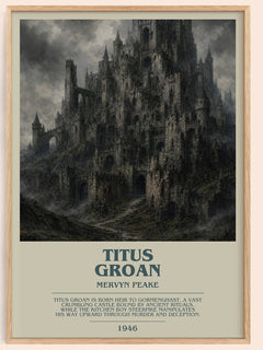 Titus Groan Bookish Wall Art by Mervyn Peake